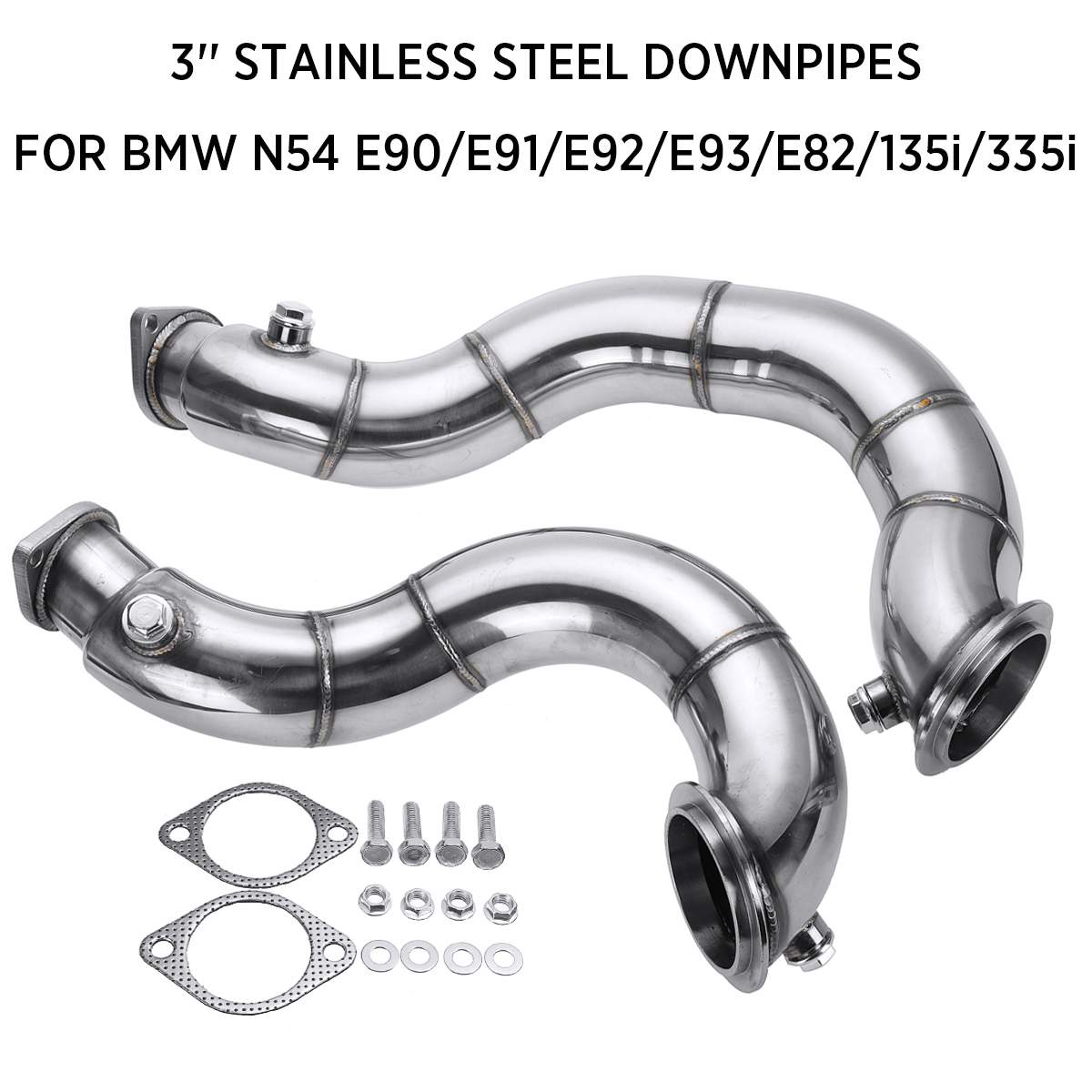 N54 Catless Downpipes - Bimmerfab